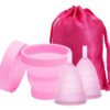 Coletor Menstrual Reutilizável Copinho Mestruação Silicone Inciclo - Imagem 2