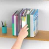 Suporte Apoio Livro Aparador Lateral Par Acrilico Transparente Translucido - Imagem 2